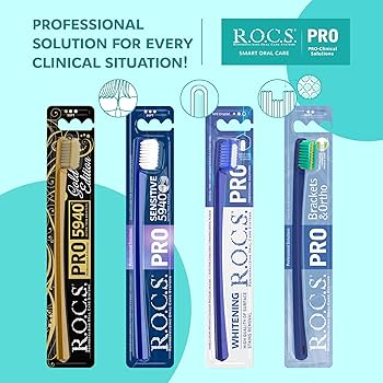 Amazon | R.O.C.S. ロックスPRO 5940 歯ブラシ ワイドハブラシ