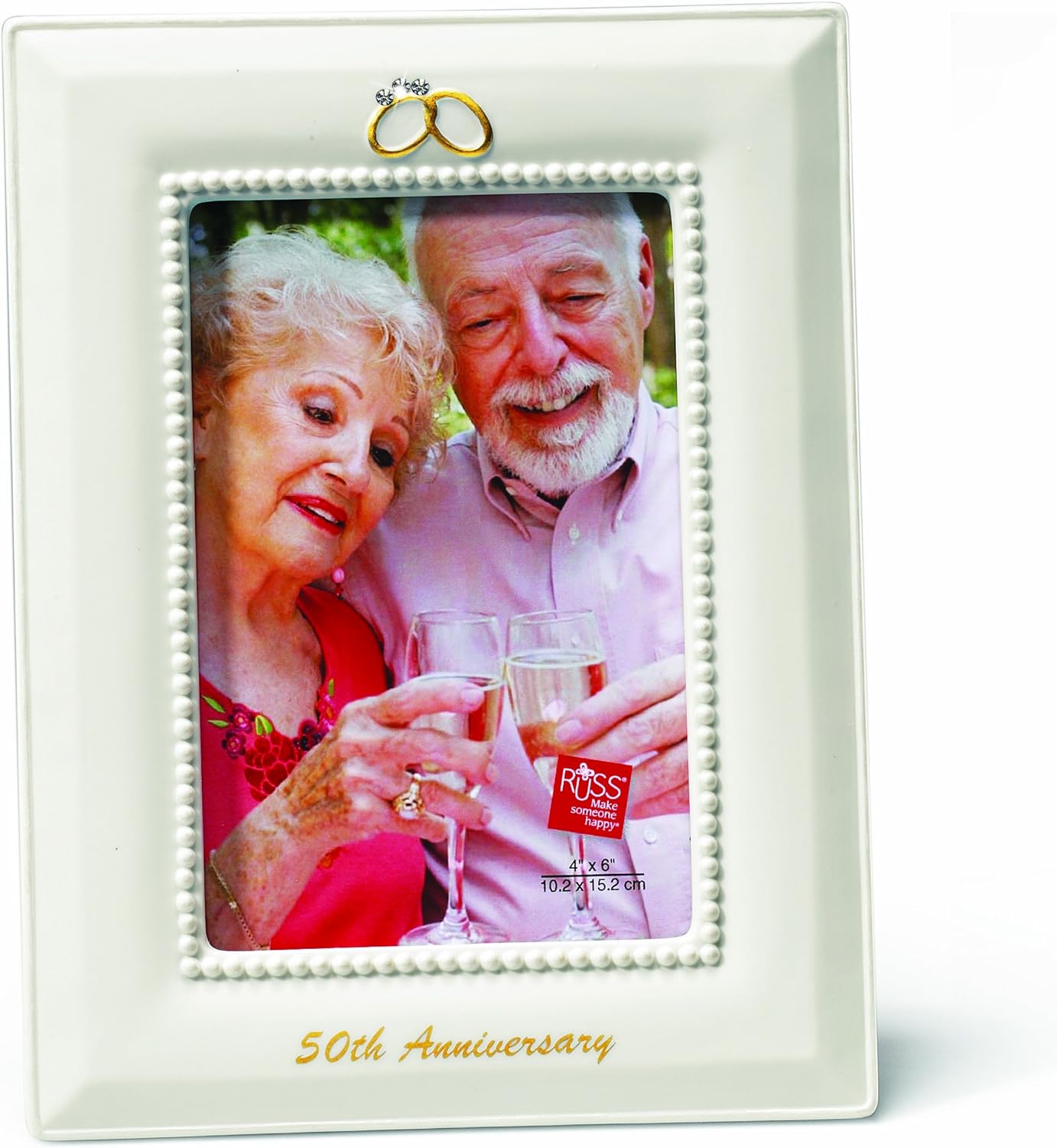 Russ 50th Anniversary Frame, 4 by 6Inch Single Frames