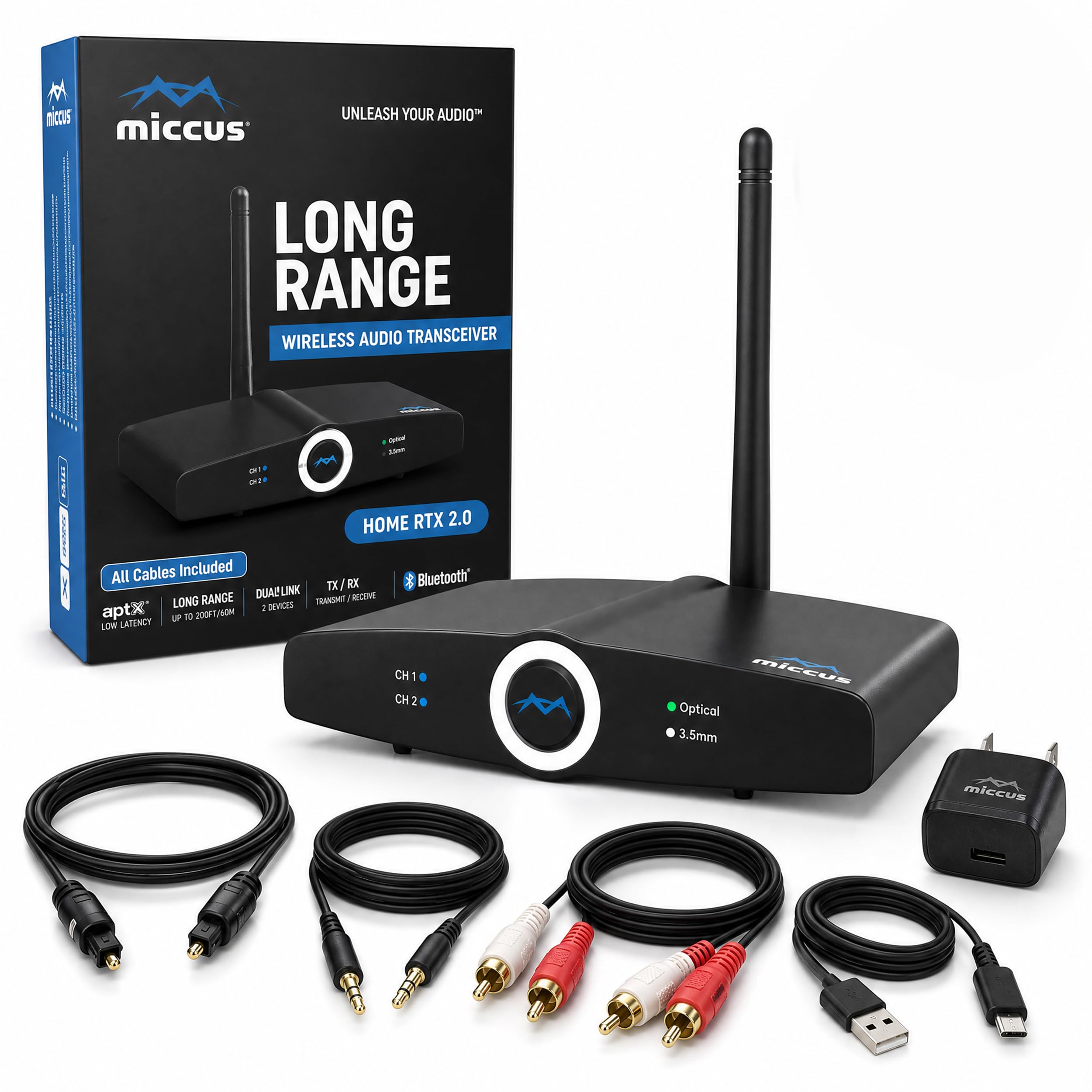 201 動作良好 Gathers VXS-102VFi Bluetooth Amazon.com: Long Range Bluetooth Audio Transmitter or Receiver for