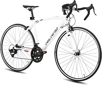 HH HILAND Mountain Bike, 3/6/Multi-Spokes, 21 Speeds Drivetrain, Aluminum Frame 26 Inch Wheels, Disc-Brake Bike for Men Women Men's MTB Bicycle 19