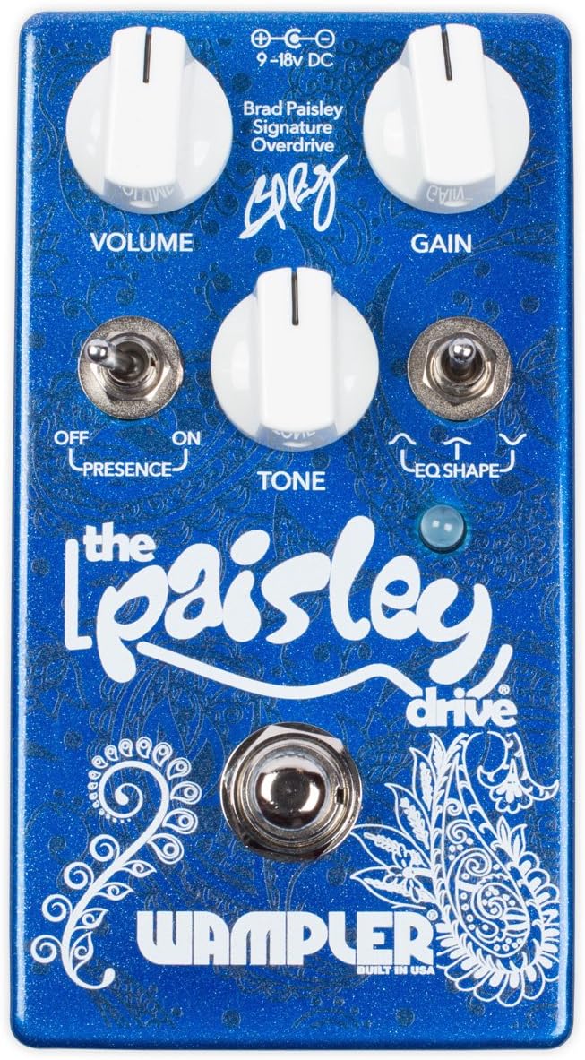 Wampler Paisley Drive V2 Brad Paisley Signature Overdrive Guitar Effects Pedal