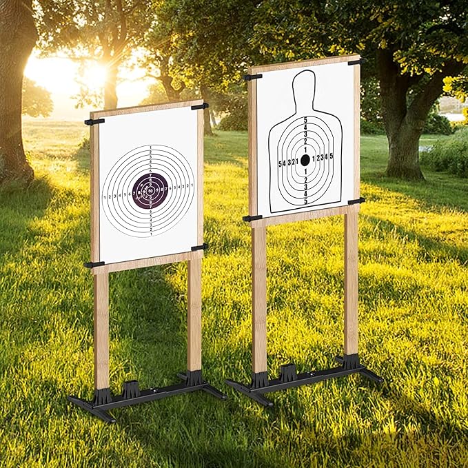 BOOSTEADY Adjustable Shooting Target Stand Base, Plastic Target Stands