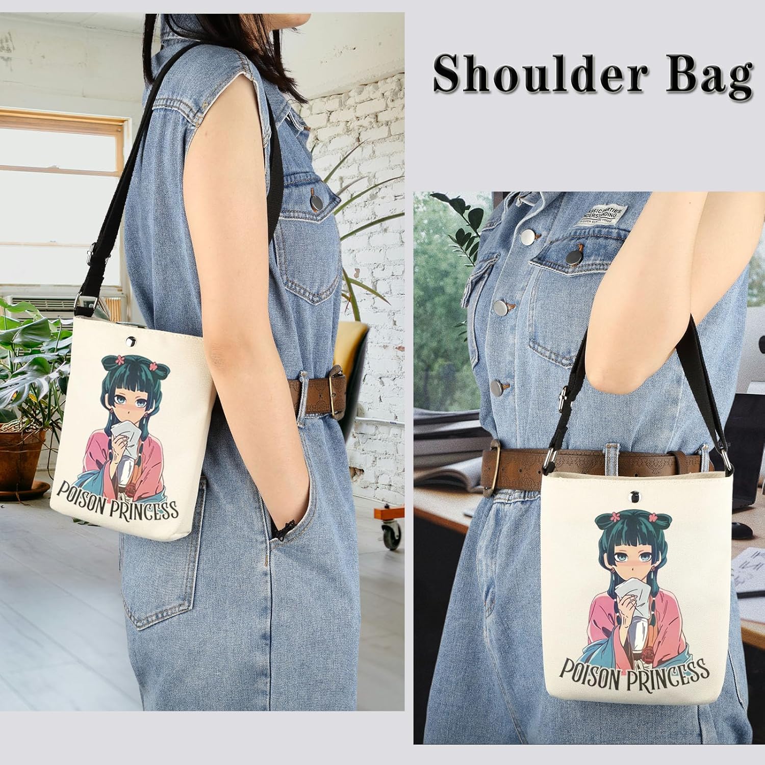 Japanese Anime Gift Anime Character Maomao Lover Gift Manga Present Poison Princess Crossbody Bag - Image 2