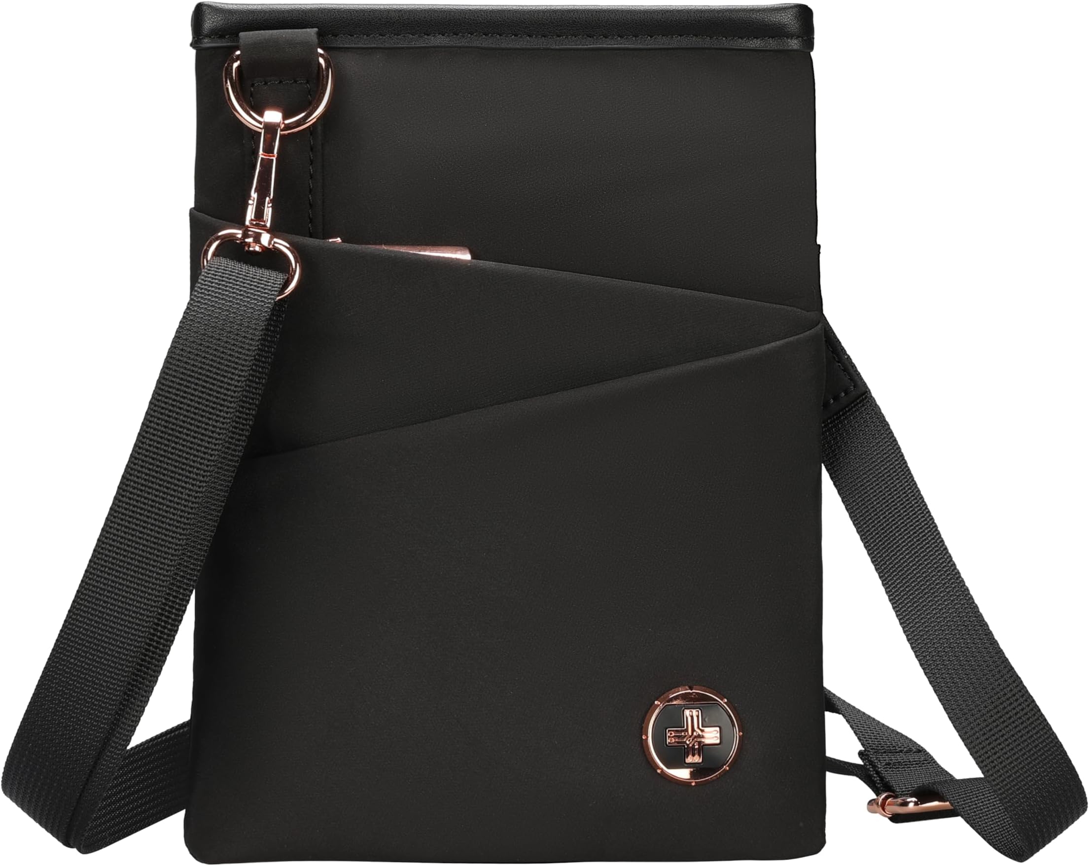 SwissdigitalDesign KATY ROSE NG Crossbody Bags for women, Cell Phone Wallet Purses with RFID Protection