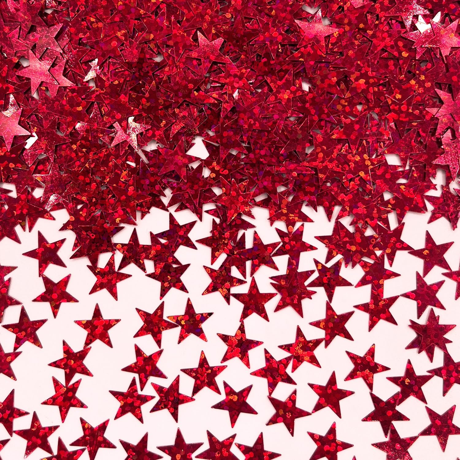 4th of July Confetti, Red White Blue Star Confetti, 250th Patriotic Table Scatter Star Glitter Independence Day Memorial Day American Party Supplies