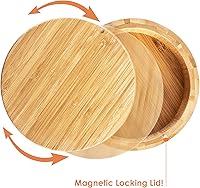 Vista 5 de Totally Bamboo 20-2083 - Salero (redondo, 3.5 pulgadas), caja Bar Keeper's, na