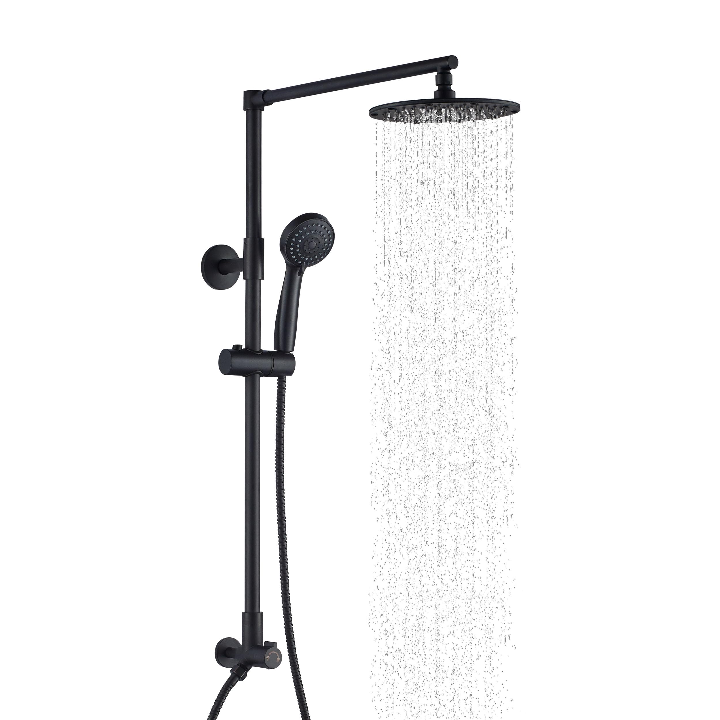Amazon.com: Fennocasa Polaris 3 Rain Shower System, 8” Rainfall