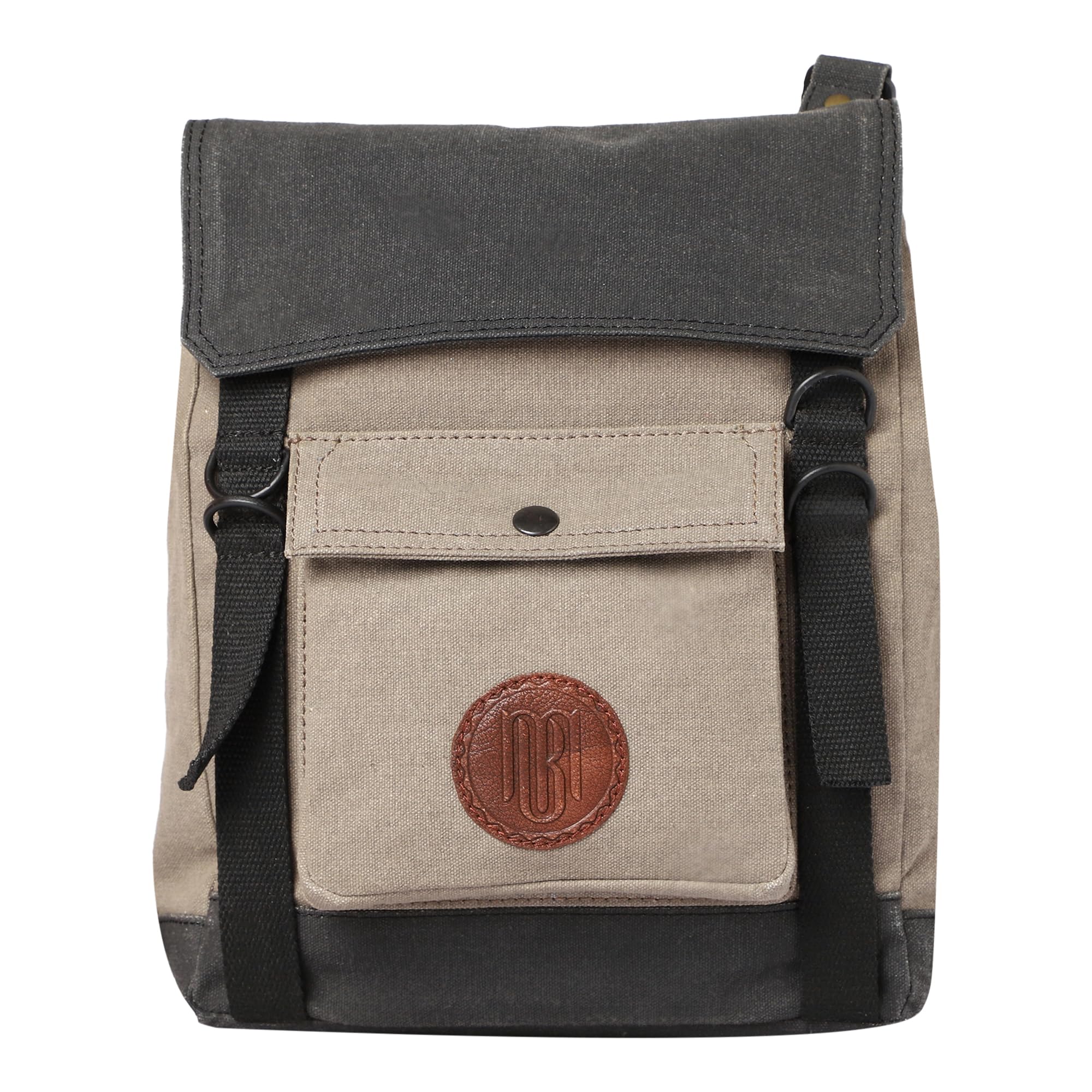 mona b Canvas Sling Crossbody Bag with Stylish Design for Men and Women - Multicolor-picture-22