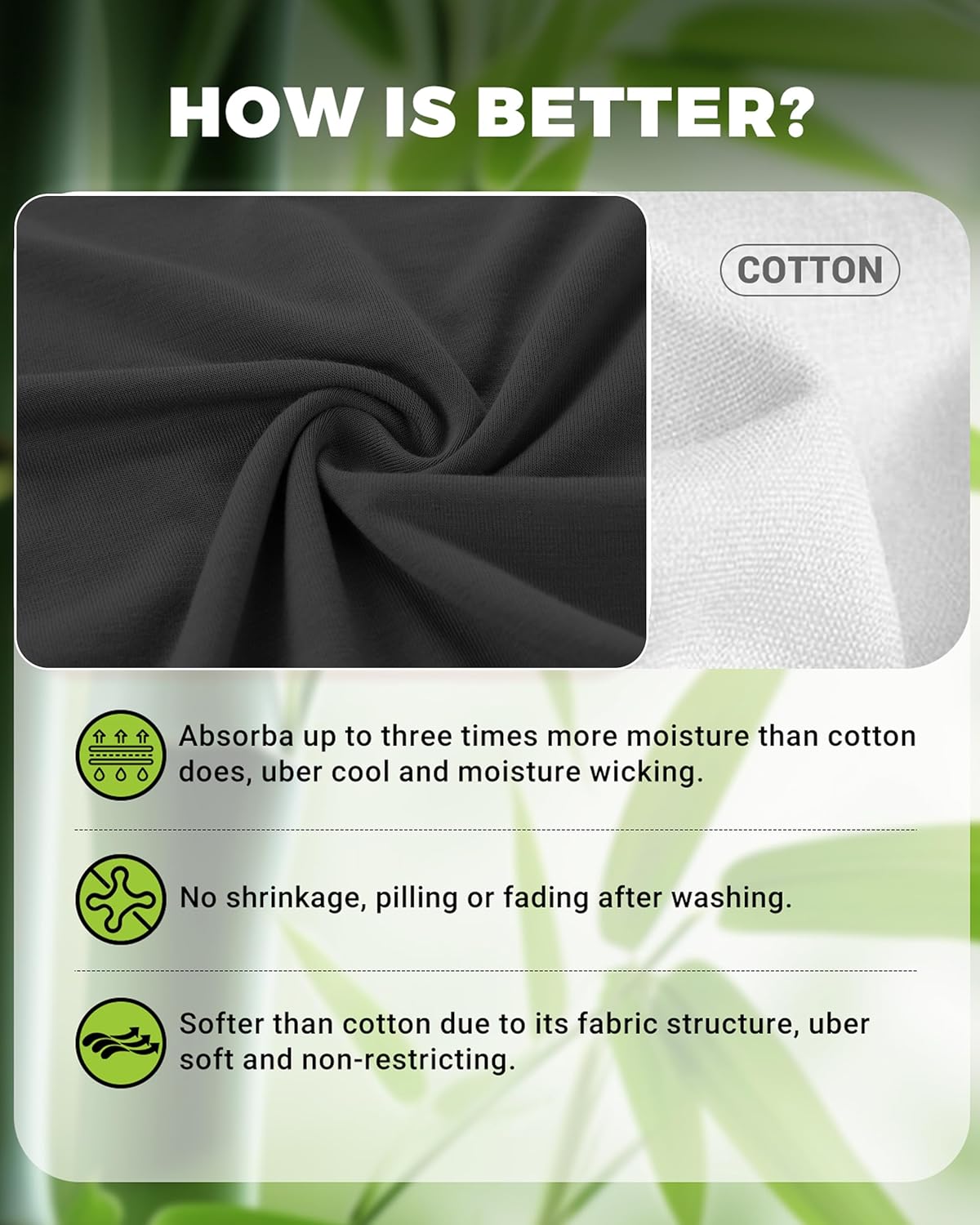 BAMBOO COOL Women's Underwear Soft Panties for Women Full Coverage Ladies Underpants Full Coverage Briefs，6 Pack - Image 4