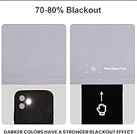 Vista 89 de Magic Drapes Cortina opaca plisada triple con aislamiento térmico para oscurecer la habitación, a prueba de derrames, lavable a máquina, paneles