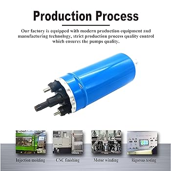 Masday 12V Gasoline Inline High Pressure Fuel Pump ，200LPH