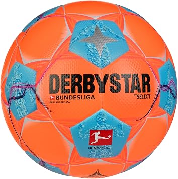 Derbystar Bundesliga Brilliant Replica High Visible v24, 5, Orange Blue Pink