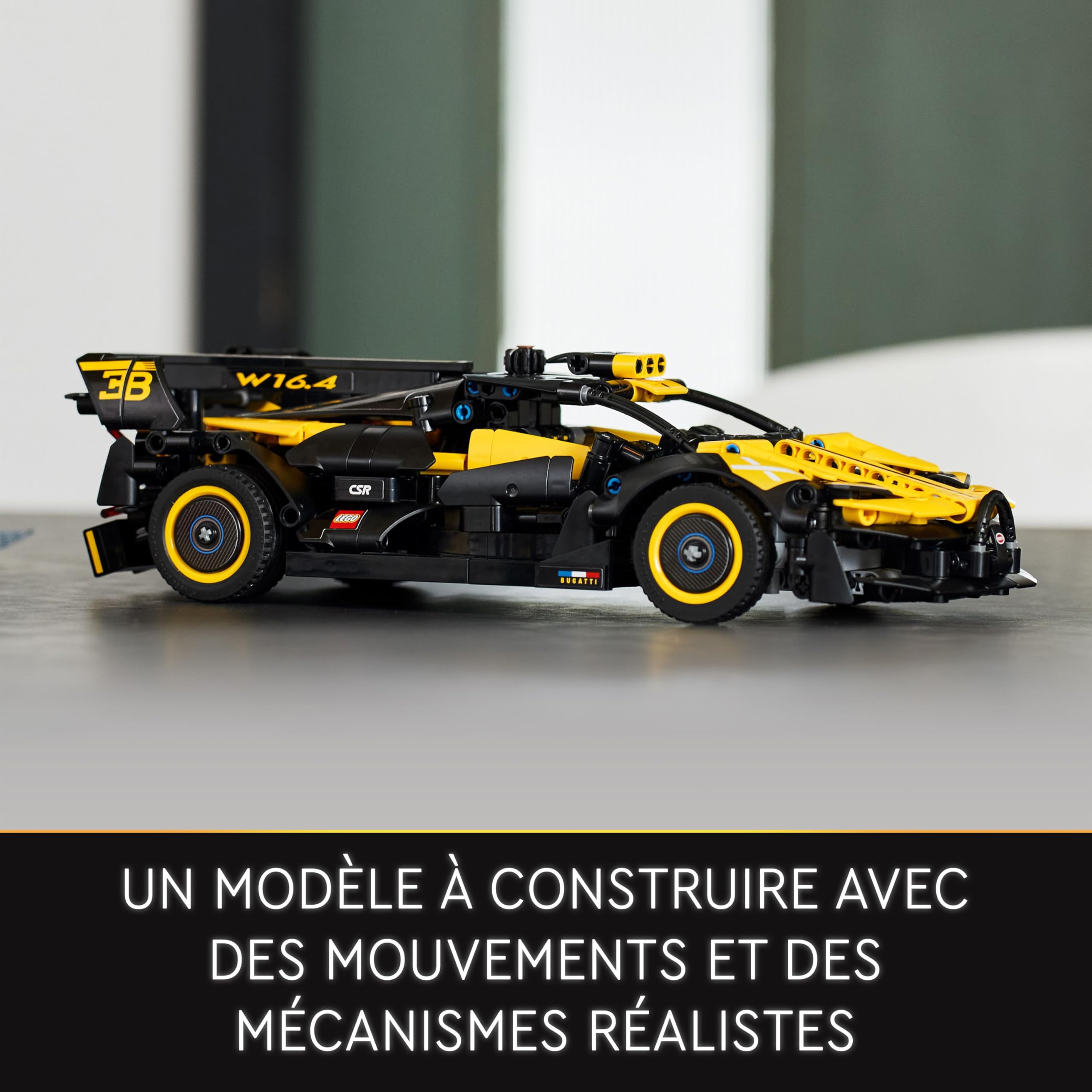LEGO 42151 Technic Le Bolide Bugatti, Jouet Voiture de Course pour Enfants dès 9 Ans, Maquette à Construire de Véhicules Iconiques à Collectionner