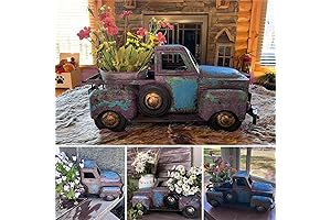 Farmhouse Metal Truck Decor
