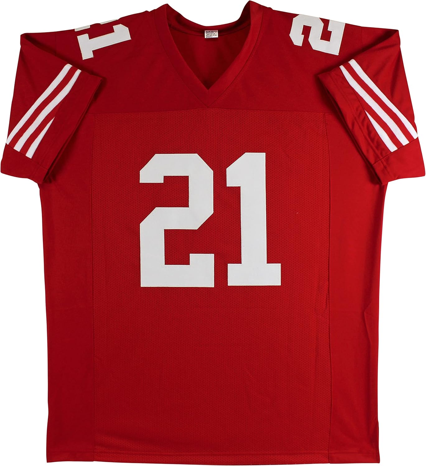 Frank Gore Authentic Signed Red Pro Style Jersey Autographed BAS Witnessed