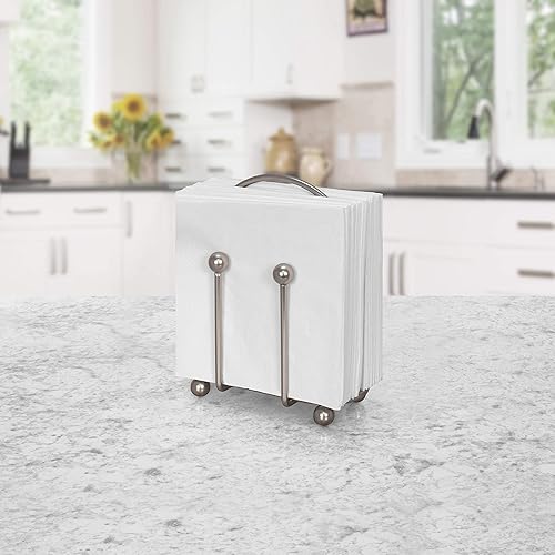 Miniatura 3 de Spectrum Diversified Despensa Works Arco vertical vertical con asa mesa de comedor contemporánea servilleta de almacenamiento para la organización