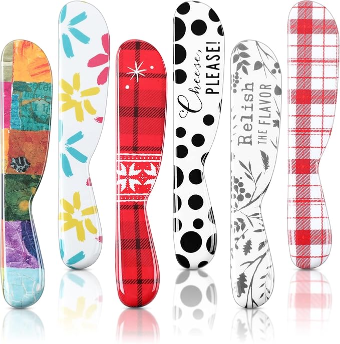 6 Pieces Melamine Butter Spreader Plastic Butter Spreader 6