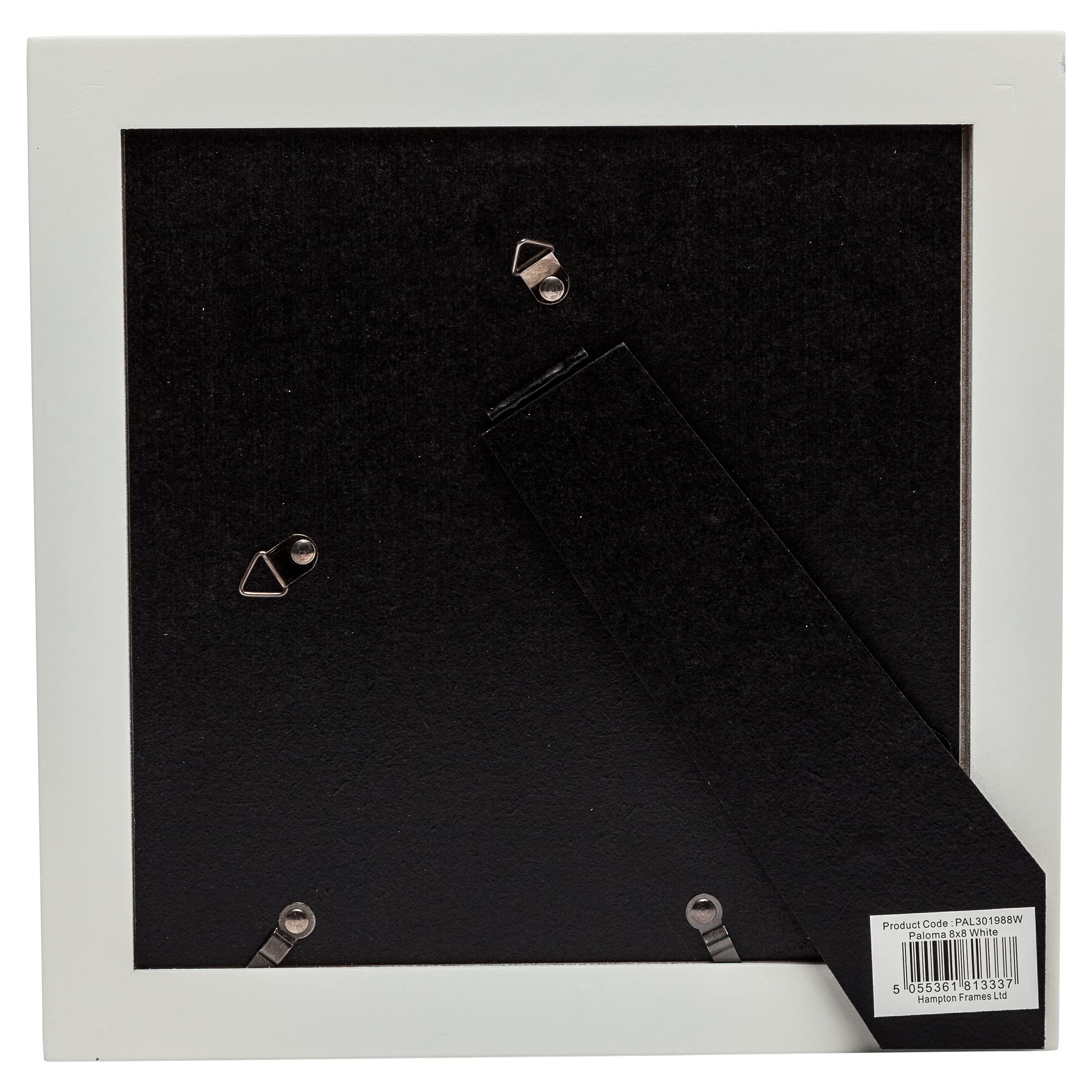 Marco De Fotos Cuadrado Hampton Frames PALOMA 15x15 Cm | Blanco Envejecido, Cristal Frontal | Para Pared O Mesa