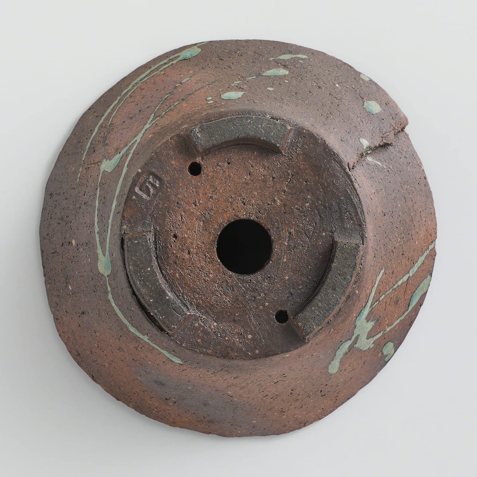 Wazakura Pot Céramique à Bonsaï, 16 cm, Fabriqué au Japon, Fait à la Main, Design Tatara Rustique, Pot de Fleurs de Jardin et Intérieur avec Trou de Drainage, Tokoname Artisanat Style