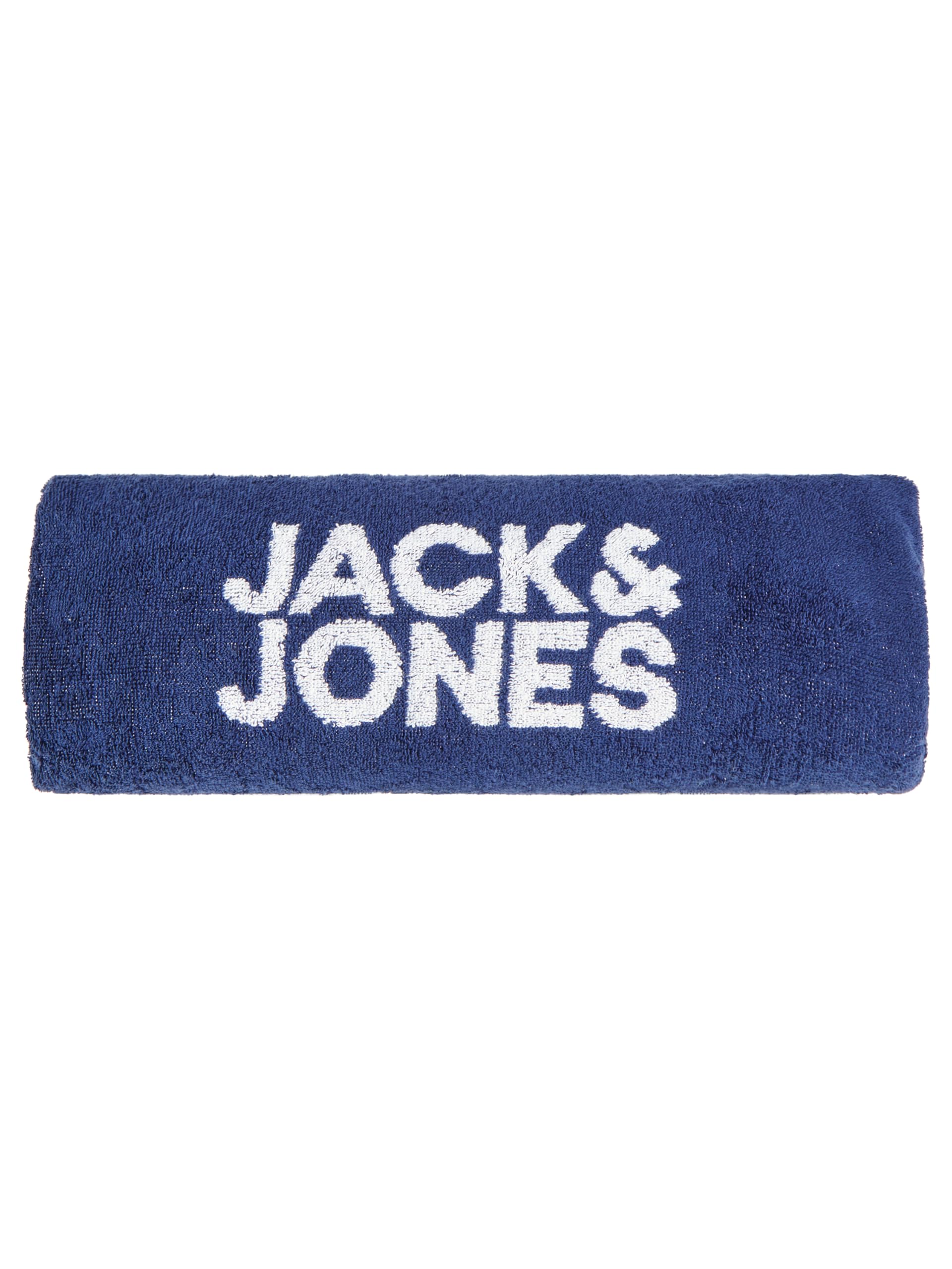 JACK & JONES Serviette de plage 80 x 160 cm 100% coton éponge JACCLUB Serviette de bain de sport
