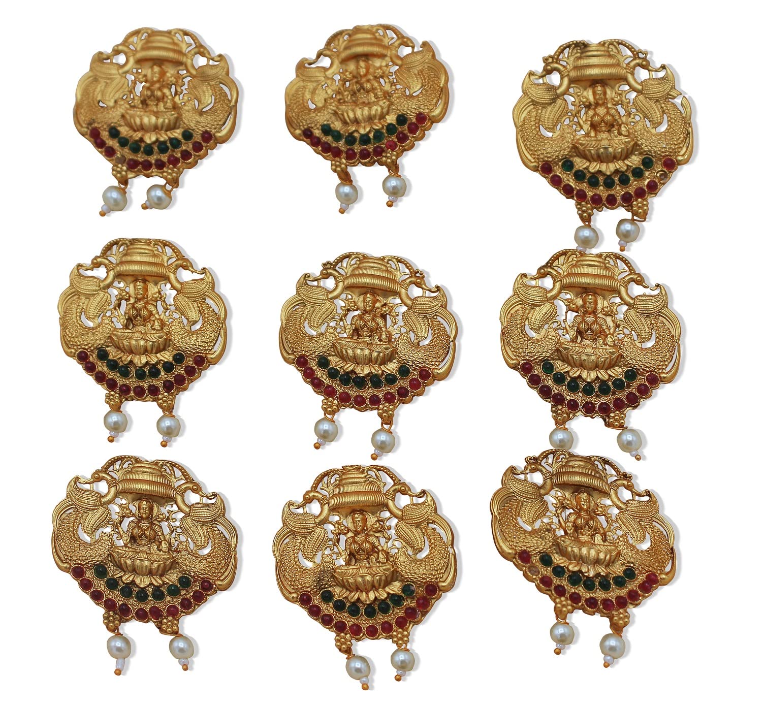 Southern Bling Hair Jewelery Choti Jadai Billai Indian Hair pin Hair Decoration,Hair Brooch with Hook Wedding Bridal Jewellery for Women_Model No-7430-image-49