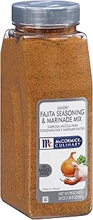 McCormick Culinary Savory Fajita Seasoning & Marinade Mix, 24 oz - One 2...