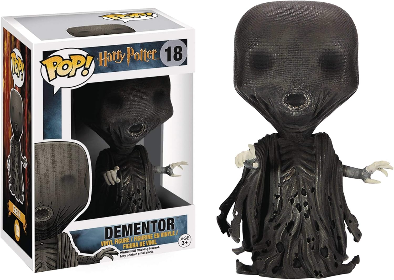 Funko Pop! Movies: Harry Potter - Dementor #18 Vinyl Figure (Bundled with Compatible Box Protector Case) Multicolor 3.75 inches