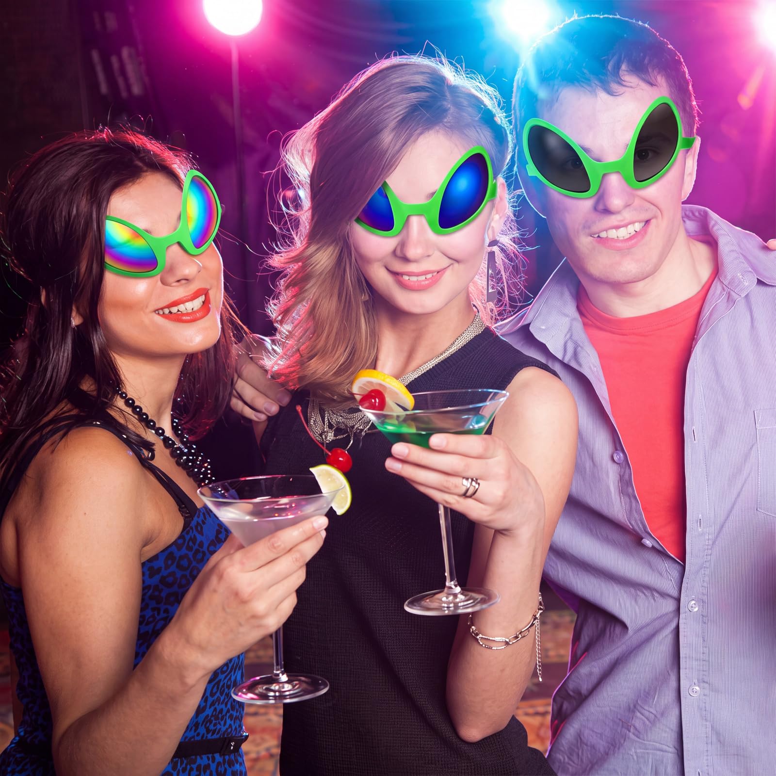 Bencailor Gafas alienígenas con lentes