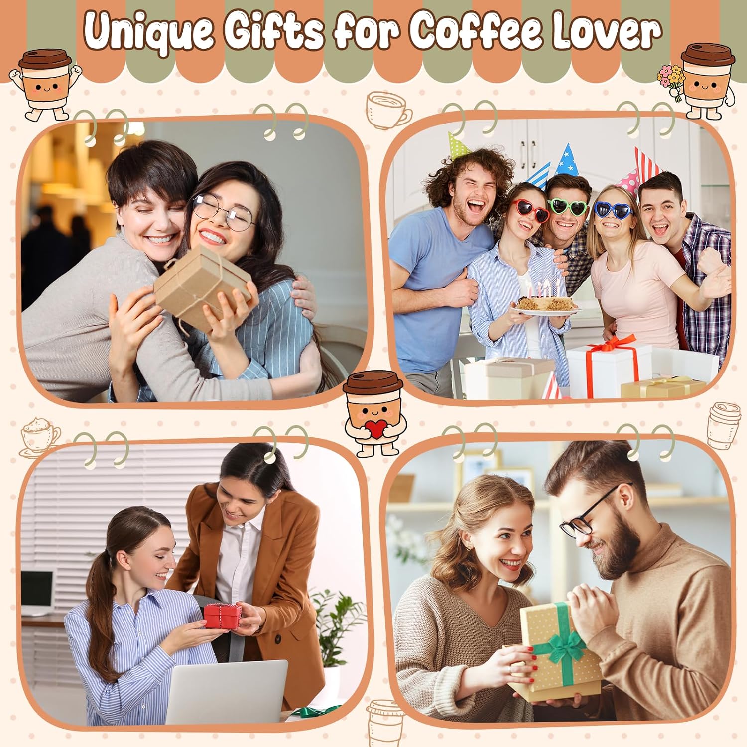 Inspirational Motivational Home Decor Gifts for Women Men Coworker Friends Coffee lover Birthday Easter Basket Emotional Positive Support Mug Cup for Her Him Coffee is Strong and so Are You - Image 6