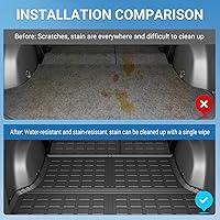 Vista 3 de Xipoo Revestimiento de Carga Compatible con Toyota RAV4 2013-2018 Alfombrilla de Maletero Trasero Alfombrilla de Respaldo Alfombrilla de Carga