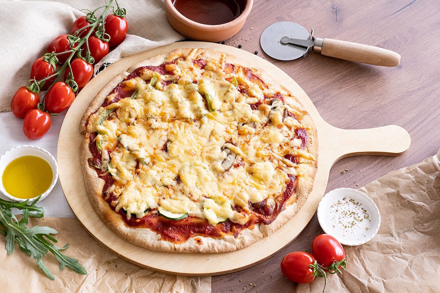 Zestaw 20 desek do pizzy, ładny kształt i praktyczny, rozmiar M