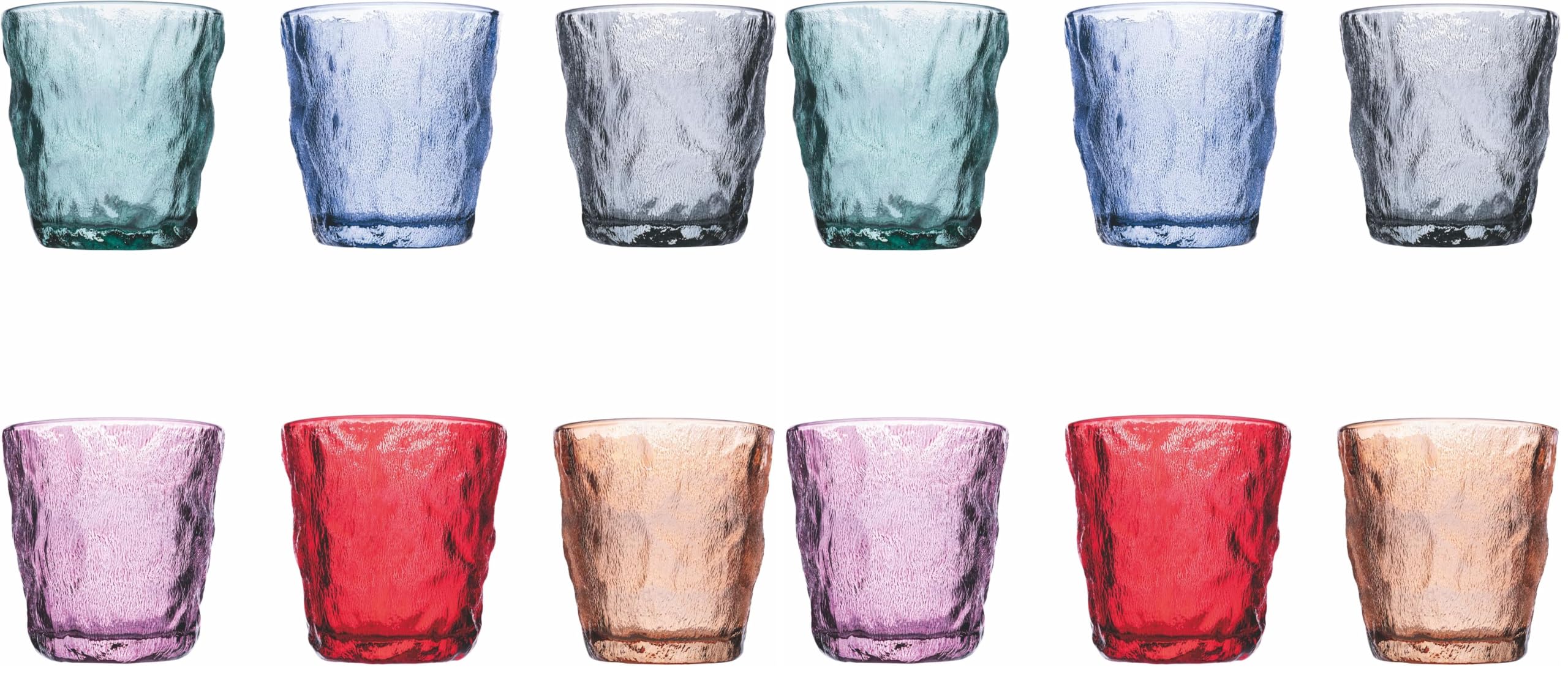 Vasos de agua Villa d'Este Home Tivoli en vidrio tallado Amnesia Color 275 ml
