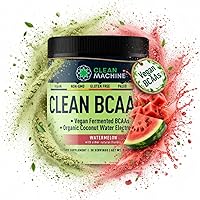 Vista 1 de CLEAN MACHINE BCAA Limpio - Polvo de BCAAs 2:1:1 de fuente alimentaria y electrolitos de agua de coco, suplemento de recuperación y energía