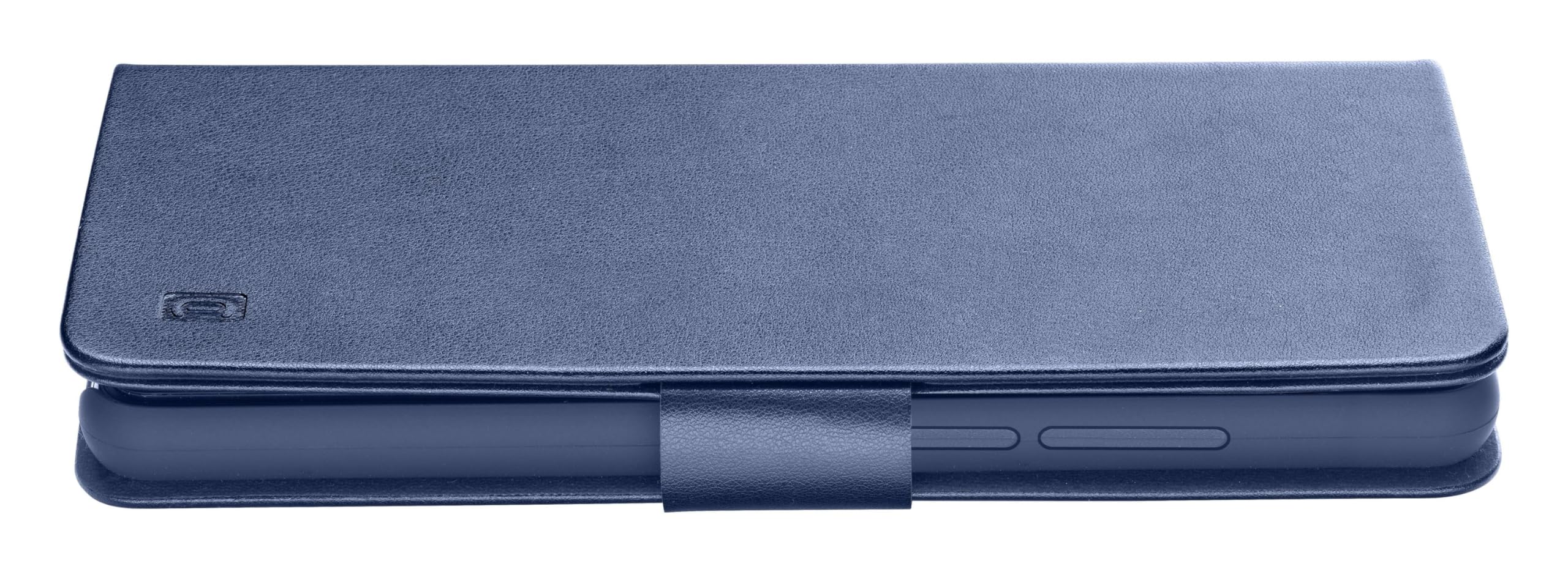 cellularline - Book Agenda - iPhone 15 Pro - Eleganz und Funktionalität in Einer Lösung - mit integrierter antibakterieller Microban-Technologie - Blau