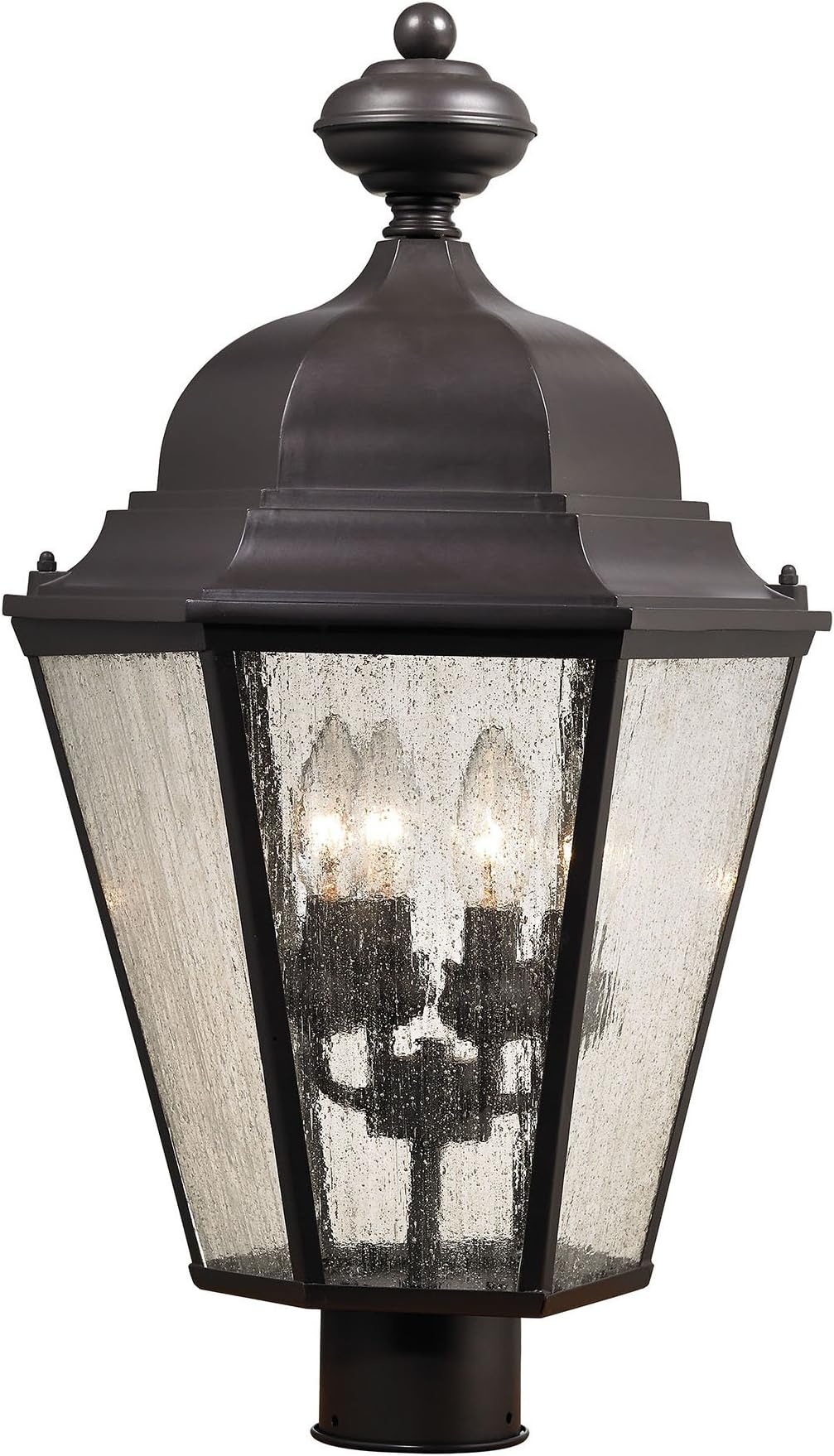 Elk Lighting 8903EP/75 Thomas Lighting Post Mount, One Size, Oil-Rubbed Bronze