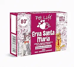 Sabonete Erva Santa Maria Pet Life Cães e Gatos 80 g