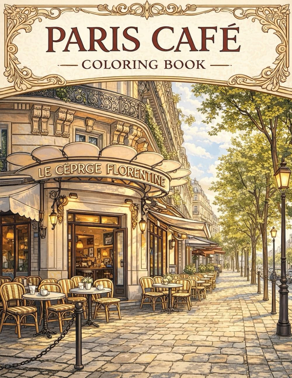 World Café Coloring Book: Cozy Cafés and Charming Streets to Color