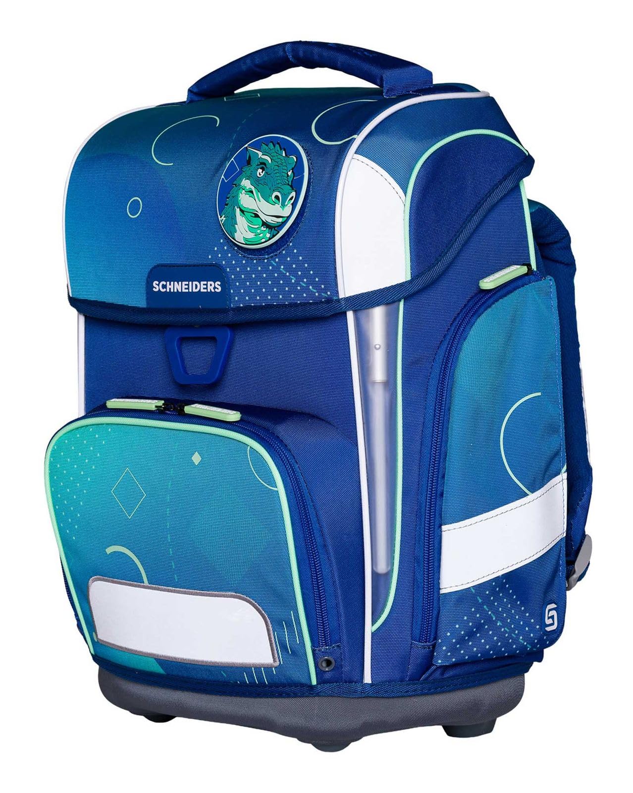 Schneiders zaino della scuola Ergolite Set 9 -pezzi Geo Motion blu