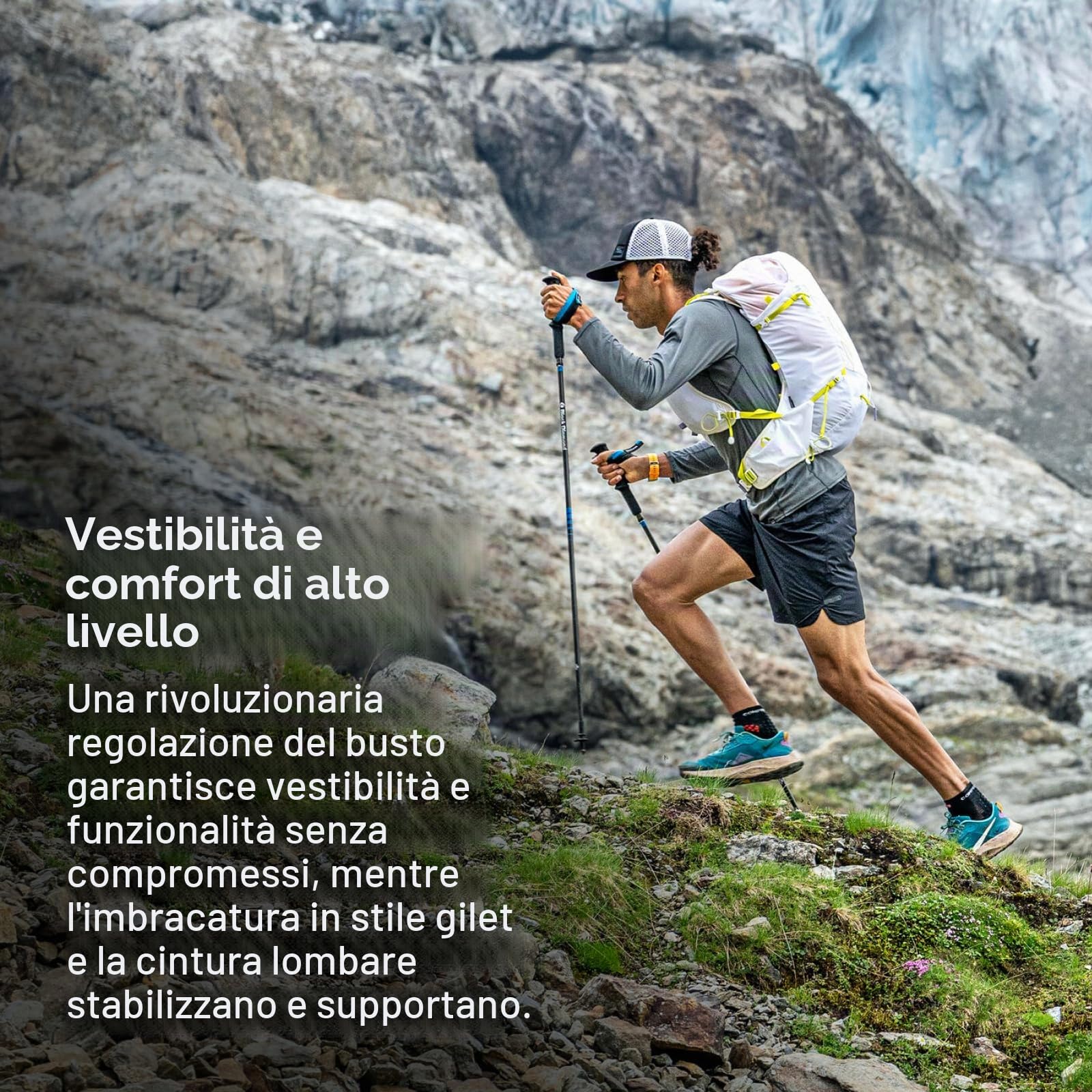 Osprey Talon Velocity - Zaino da escursionismo, da uomo, 20 l, Matcha Green (verde)/giallo (Lemongrass), L/XL
