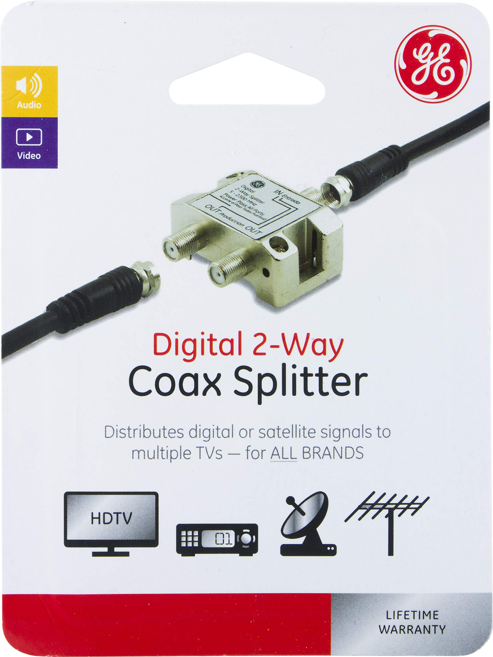 Amazon.co.jp: Ge Jasco 34136 2ウェイ デジタルオーディオ/ビデオ同軸