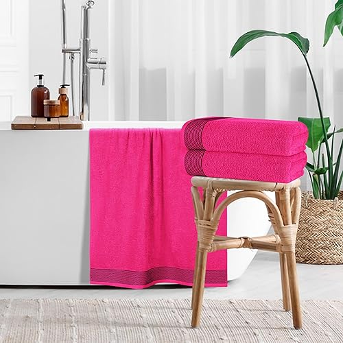 Miniatura 10 de BELIZZI HOME Juego de 6 toallas de 100% algodón ultra suave, contiene 2 toallas de baño de 28 x 55 pulgadas, 2 toallas de mano de 16 x 24 pulgadas y