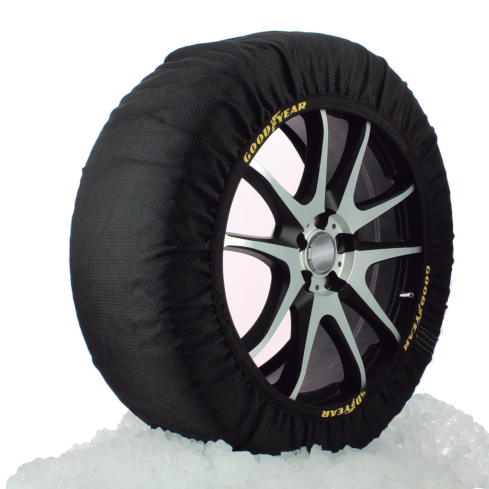 Image secondaire de Goodyear 10643 Chaînes à neige en textile pour voiture Taille L avec Ö-Norm V5121