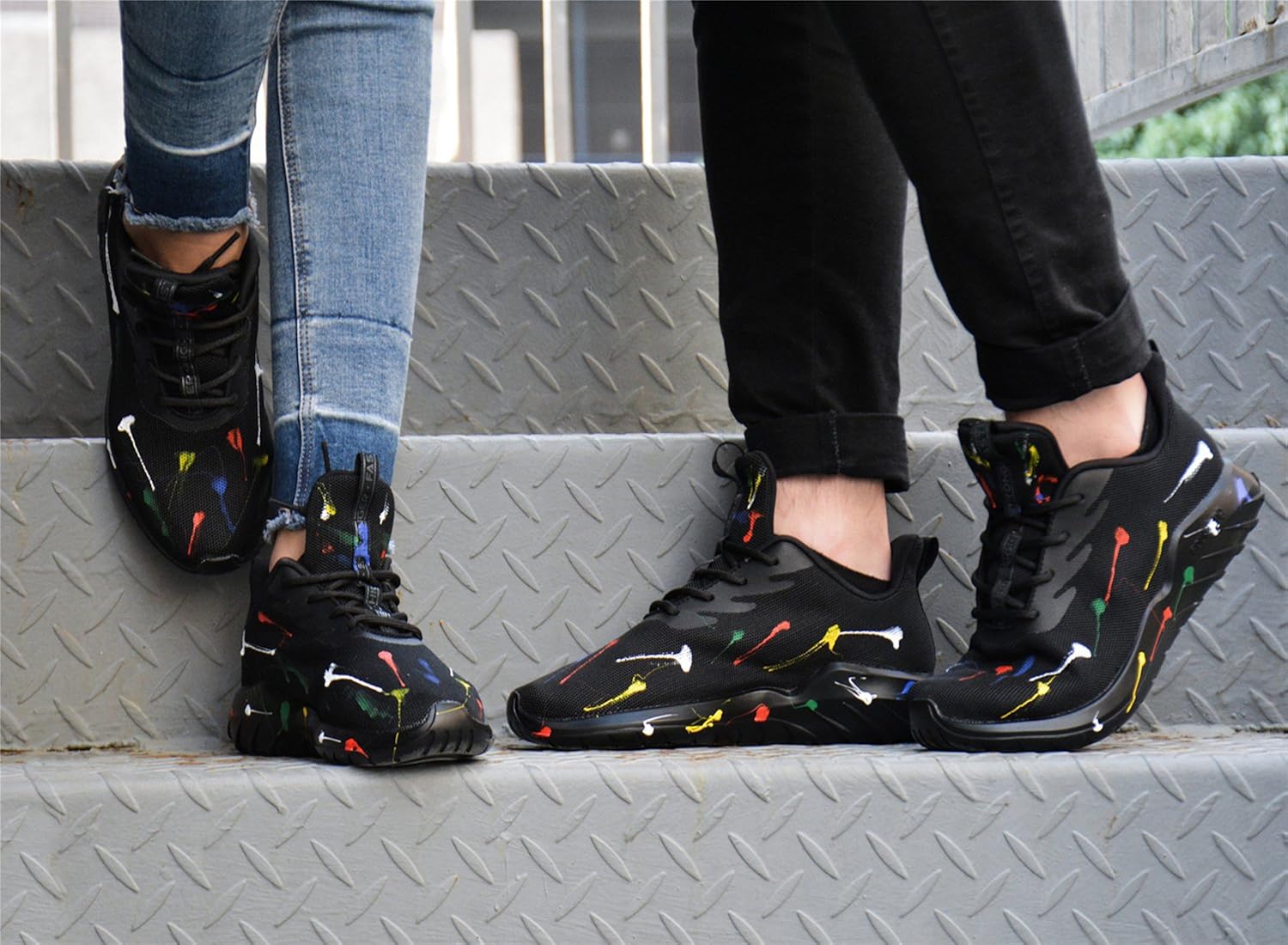  | Soulsfeng Mens Running Shoes Mesh Breathable Lightweight Cushioning Training Athletic Sneakers | Road Running