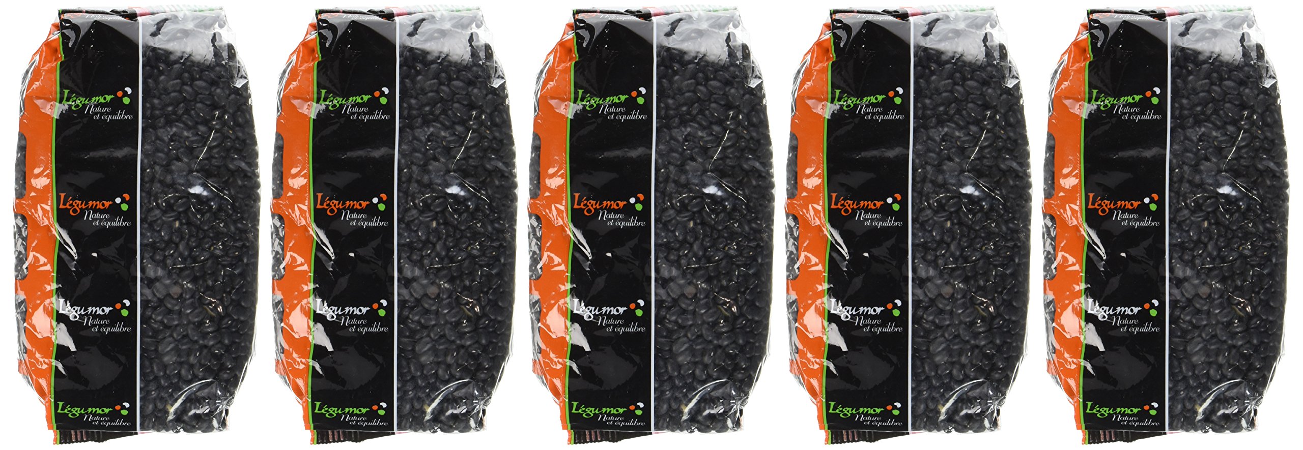 Légumor Haricots Noirs 1 kg - Lot de 5