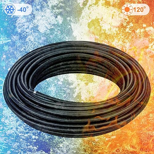 Miniatura 5 de Shirbly Cable de panel solar  Cable de cobre estañado rojo de 50 pies, 8 AWG (10 mm) cable de extensión solar para exteriores, automóvil, RV, barco,