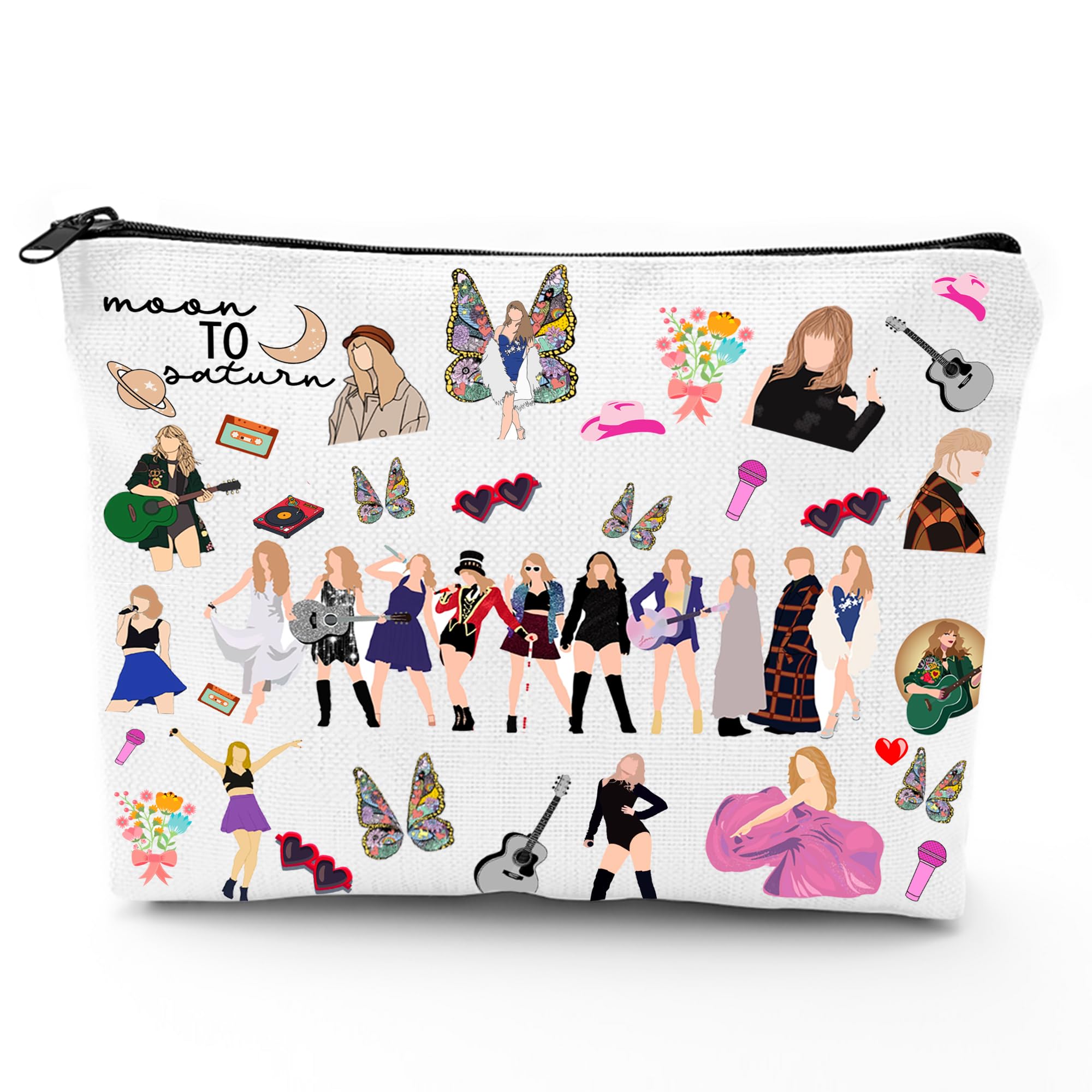 Music Lovers Cosmetic Bag, Women'S Cosmetic Bag, Tote Organizer, Makeup Bag, Skin Care Bag For Sister Mom, dsfg-8895