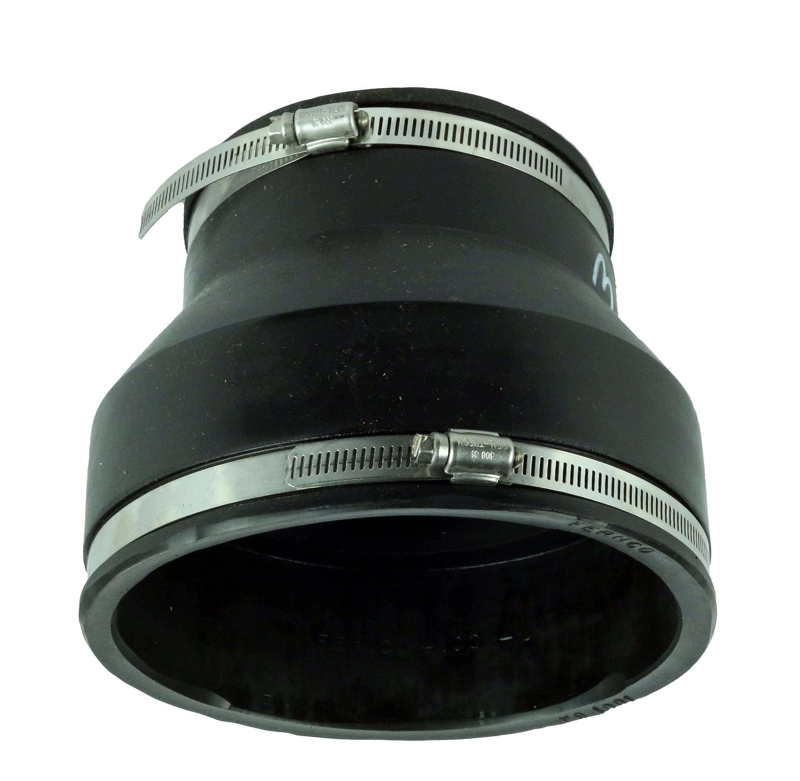 FerncoP1001-64 Flexible PVC Pipe Coupling for Clay to Clay Plumbing Connections