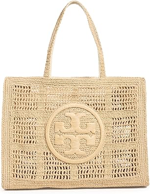 Tory Burch Womens Ella Hand Crocheted Large Tote