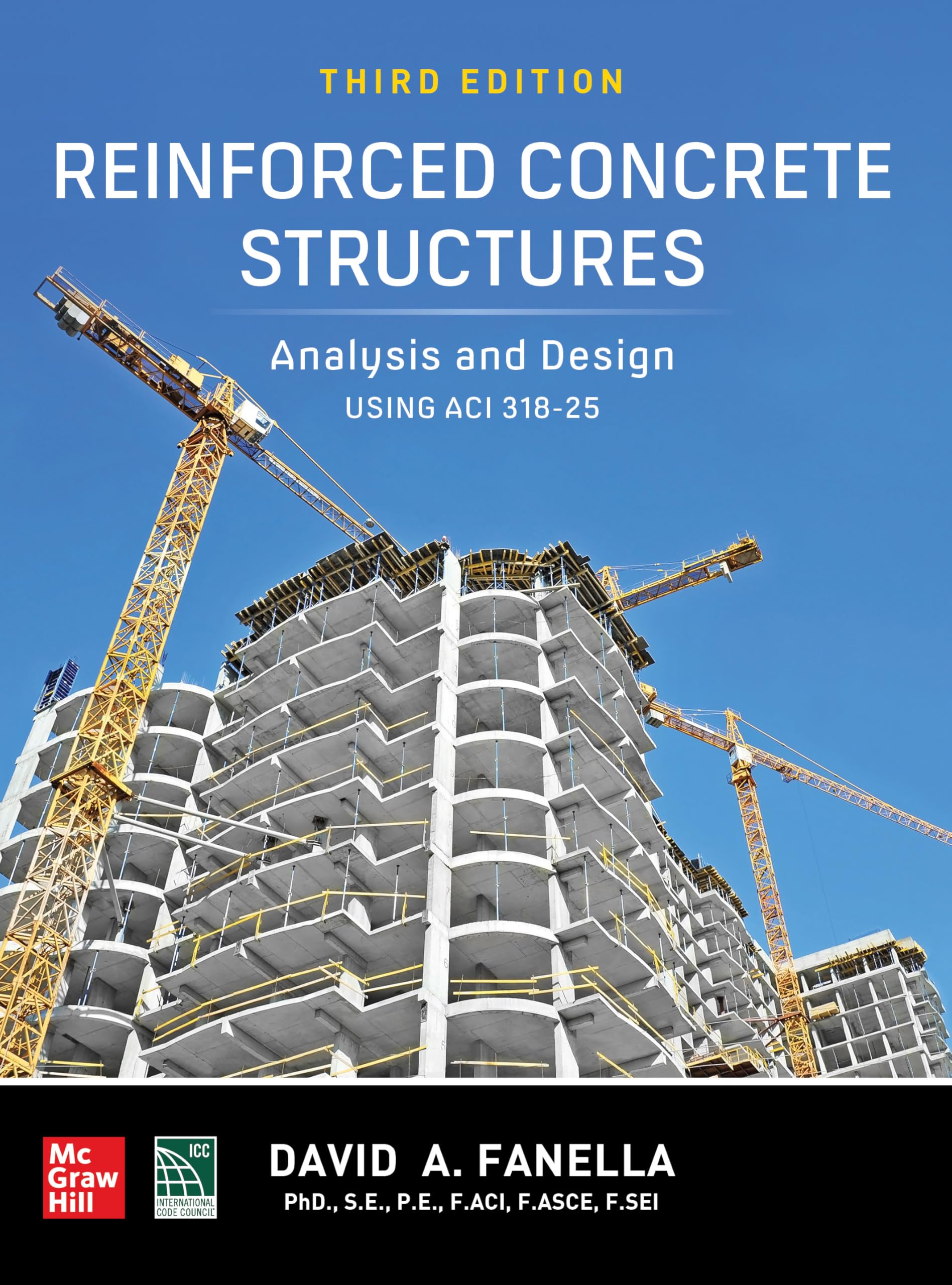 Structures en béton armé ACI 318-25 livre ingénierie troisième édition anglaise