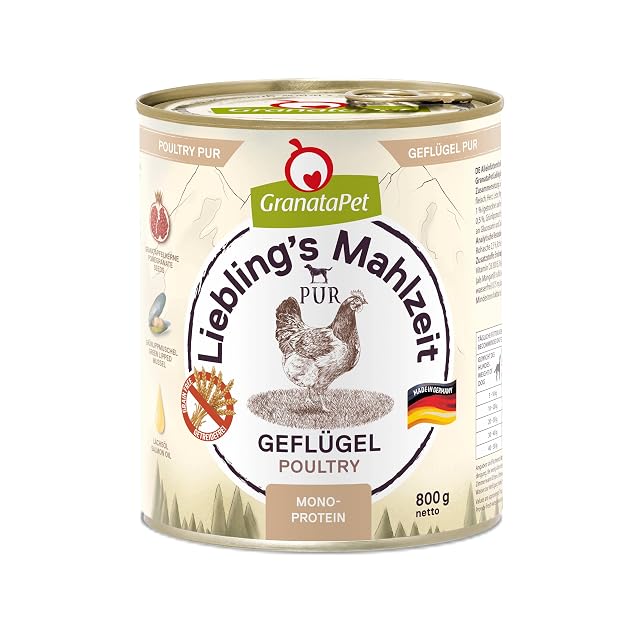 GranataPet Liebling's Mahlzeit Aves Pur, Comida húmeda para Perros